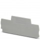 End cover, l: 91.5 mm, w: 2.2 mm, h: 47.5 mm, gray