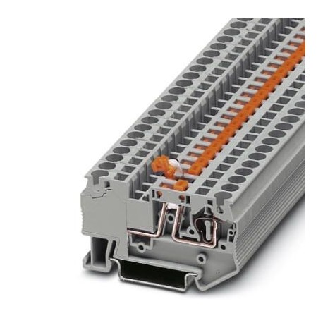 Knife disconnect terminal block,  400 V, nominal current: 20 A, Spring-cage connection, cross section: 0.08 mm2 - 6 mm2, g