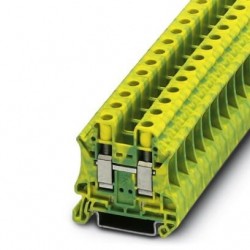 Redna stezaljka UT 10-PE, vijčani priključak, presjek: 0.5 mm2 - 16 mm2, žuto-zelena
