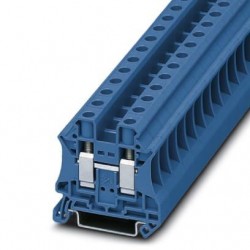 Feed-through terminal block, 1000 V, 57 A, screw connection, No. of connections: 2, cross section: 0.5 mm2 - 16 mm2, blue