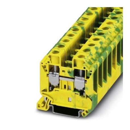 Ground modular terminal block, screw connection, No. of connections: 2, cross section: 1.5 mm2 - 25 mm2, green-yellow