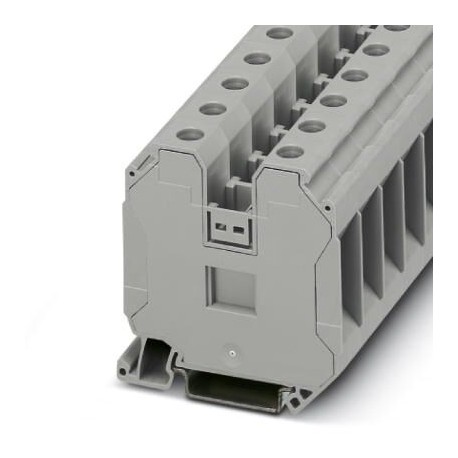 Feed-through terminal block, 1000 V, 125 A, screw connection, No. of connections: 2, cross section: 1.5 mm2 - 50 mm2, gray