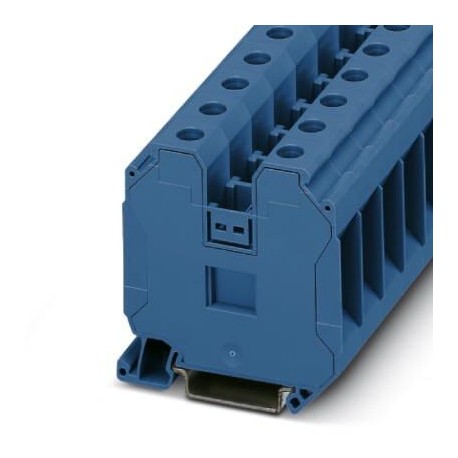 Feed-through terminal block, 1000 V, 125 A, screw connection, No. of connections: 2, cross section: 1.5 mm2 - 50 mm2, blue
