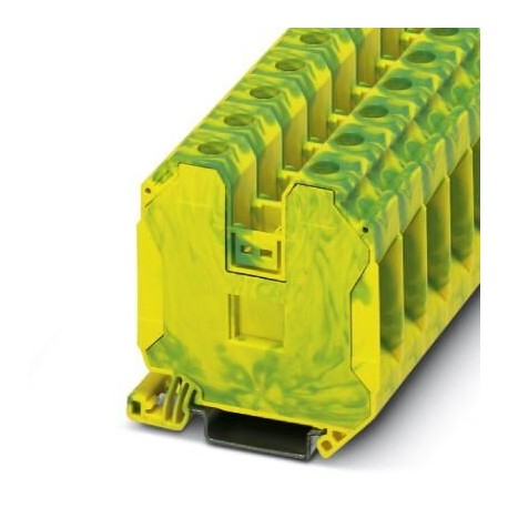 Ground modular terminal block, screw connection, No. of connections: 2, cross section: 1.5 mm2 - 35 mm2, green-yellow