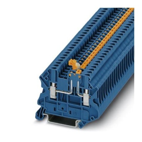 Knife disconnect terminal block,  400 V, nominal current: 20 A, screw connection, cross section: 0.14 mm2 - 4 mm2, blue