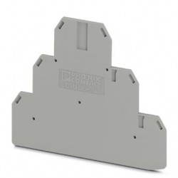 End cover, l: 110 mm, w: 2.2 mm, h: 91.1 mm, gray