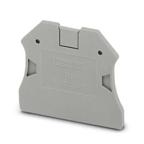 End cover, l: 47 mm, w: 2.2 mm, h: 39.8 mm, gray
