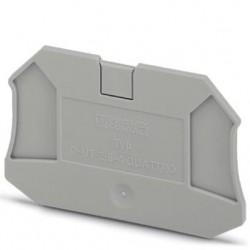 End cover, l: 64.4 mm, w: 2.2 mm, h: 39.8 mm, gray