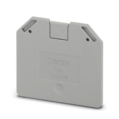 End cover, l: 52.8 mm, w: 2.2 mm, h: 47.3 mm, gray