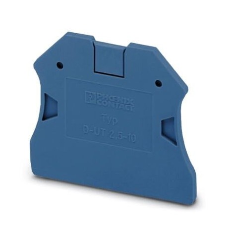 End cover, l: 47 mm, w: 2.2 mm, h: 39.8 mm, blue