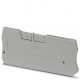 End cover, l: 54 mm, w: 2.2 mm, h: 24.3 mm, gray