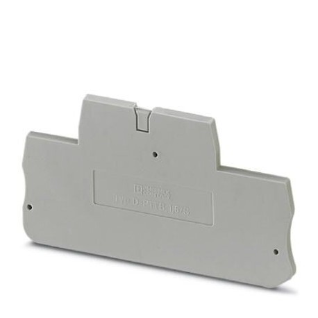 End cover, l: 65.4 mm, w: 2.2 mm, h: 34.9 mm, gray