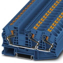 Redna stezaljka PT 16-TWIN N BU, 1000 V, 76 A, push-in priključak, presjek: 0.5 mm2 - 25 mm2, plava