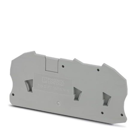 End cover, l: 100.2 mm, w: 2.2 mm, h: 46 mm, gray