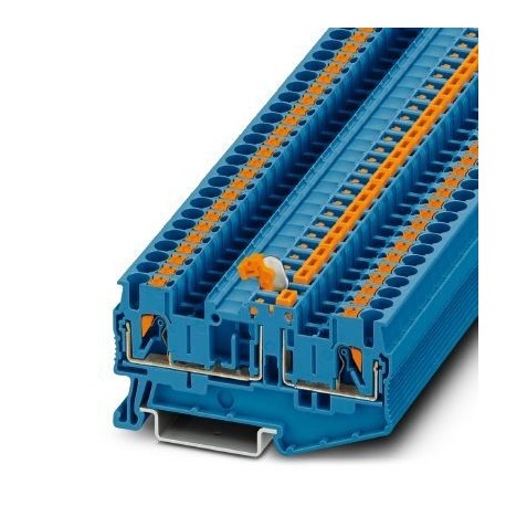 Rastavna redna stezaljka PT 2,5-MTB BU, 400 V, 16 A, push-in priključak, presjek: 0.14 mm2 - 4 mm2, plava