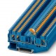 Rastavna redna stezaljka PT 2,5-TWIN-MTB BU, 400 V, 16 A, push-in priključak, presjek: 0.14 mm2 - 4 mm2, plava