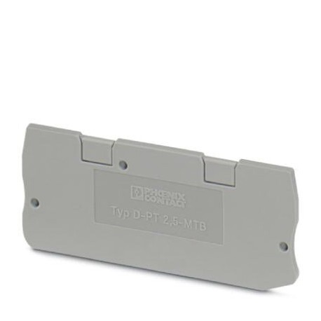 End cover, l: 70.1 mm, w: 2.2 mm, h: 29.05 mm, gray