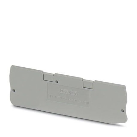 End cover, l: 92.2 mm, w: 2.2 mm, h: 29.05 mm, gray
