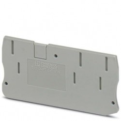 End cover, l: 74 mm, w: 2.2 mm, h: 36 mm, gray