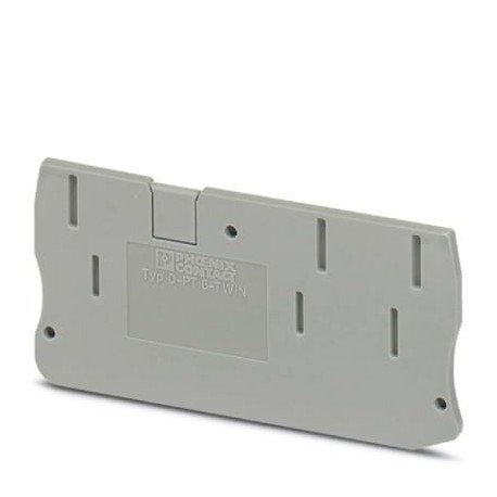 End cover, l: 74 mm, w: 2.2 mm, h: 36 mm, gray