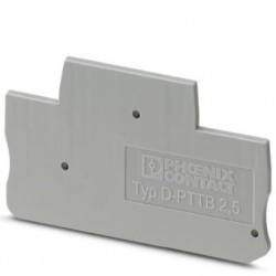 End cover, l: 68 mm, w: 2.2 mm, h: 39.6 mm, gray