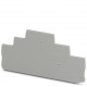 End cover, l: 102.2 mm, w: 2.2 mm, h: 50.2 mm, gray