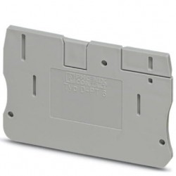 End cover, l: 57.7 mm, w: 2.2 mm, h: 36 mm, gray