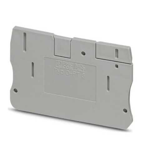 End cover, l: 57.7 mm, w: 2.2 mm, h: 36 mm, gray