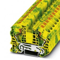 Ground modular terminal block, push-in connection, No. of connections: 2, cross section: 0.5 mm2 - 25 mm2, green-yellow