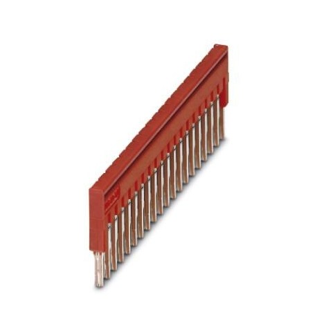 Plug-in bridge, pitch: 3.5 mm, No. of positions: 20, red
