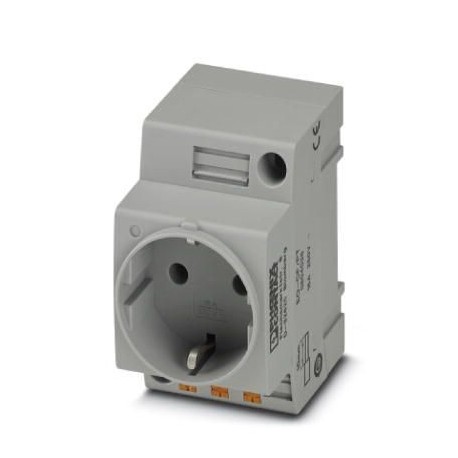 Socket EO-CF/PT, DIN standard, 2P+PE 10/16A, 250V AC
