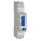 Energy meter Conto D1, active multifunction (cl.1), connection: direct, network: single-phase, dimension: 1 DIN modules, output