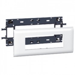 Mosaic support for DLP cable trunks, cover depth 85 mm - 6 modules
