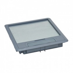 Plastic lid and trim for standard version floor boxes 16/24 modules