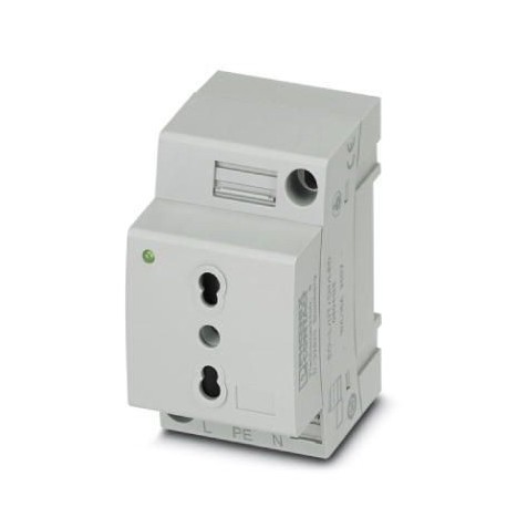 Utičnica, za DIN šinu, konektor pin, vijčani spoj, vrsta L, tip: EO-L/UT/SH/LED