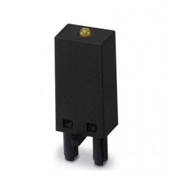 Plug-in module, with freewheeling diode and yellow LED, 12 ... 24 V DC