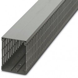 Kanal za ožičenje perforirani, sivi, plastični, š×v×d: 80×100×2000 mm, s poklopcem, tip: CD 80X100