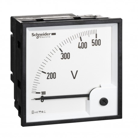 Voltmeter VLT PowerLogic, 96x96, ferromagnetic, 0..500 V
