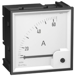 Analog AMP ammeter scale 0..100 A