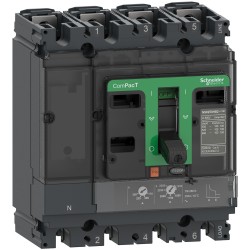 Circuit breaker Compact NSX100F, 4 poles, 36kA, 80A, TMD trip unit