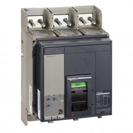 Circuit breaker Compact NS1600N, 3P, 1600A, Micrologic 2.0