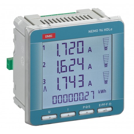 Multifunkcijski instrument bez komunikacije, 96x96 mm, Nemo 96HDLe, napajanje 90-265V AC/110-300V DC, impulsni izlaz