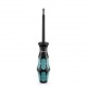 Screwdriver, PH crosshead, VDE insulated, size PH 1 x 80 mm, 2-component grip, with non-slip grip
