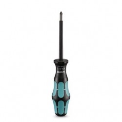 Screwdriver, PH crosshead, VDE insulated, size PH 1 x 80 mm, 2-component grip, with non-slip grip