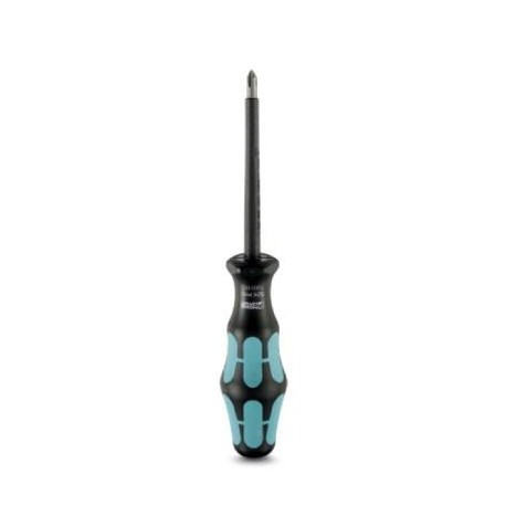 Screwdriver, PH crosshead, VDE insulated, size PH 2 x 100 mm, 2-component grip, with non-slip grip