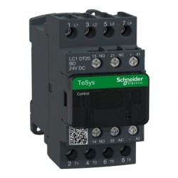 TeSys D contactor 4P, 4 NO, AC 1, 440 V 20 A, 24 V DC standard coil