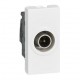 Single TV male socket Mosaic - star 1.5 dB - 1 module - whitea