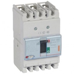 Circuit breaker DPX3 160,3 poles, with rated current of 16A and thermal magnetic protection