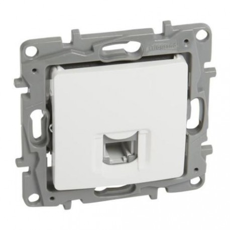 RJ 11 telephone socket Niloé - white