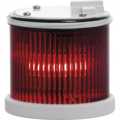 Light module in orange color TWS L MT, with traditional Ba15d lamp holder. Flashing light. 12..240 V AC/DC. IP65.